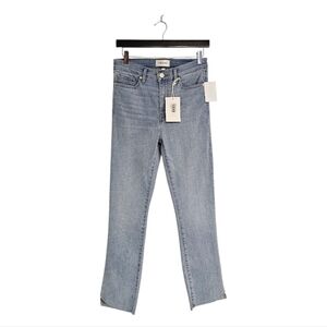 Frame Denim Le High Straight Leg Flare Light Blue Jeans 26 NWT